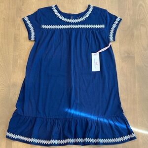 Vineyard Vines Blue Dress with White Trim